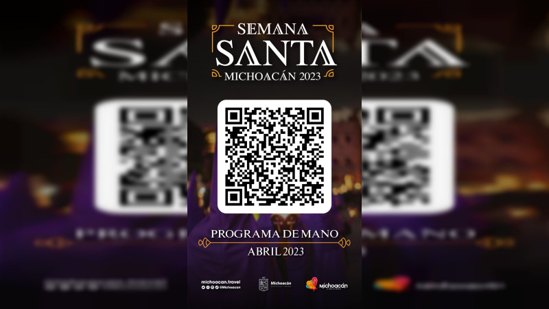Consulta el programa de Semana Santa que ofrece Michoacán en un solo clic 