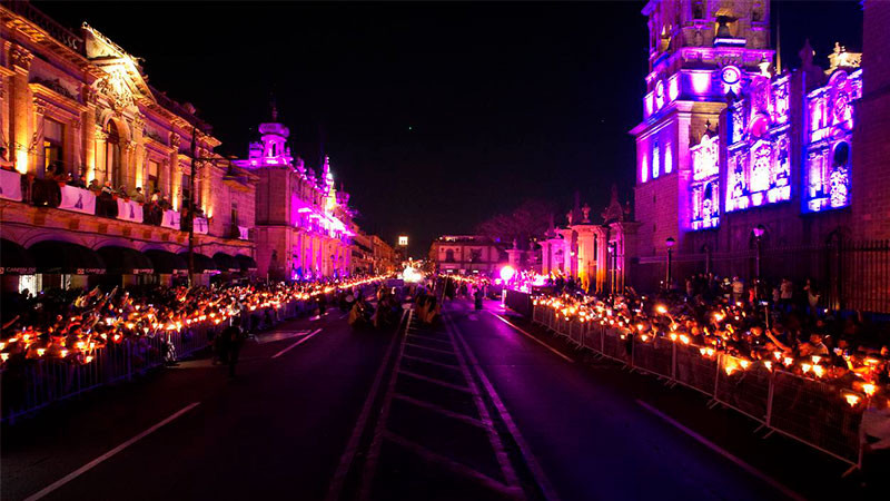 Reúne Procesión del Silencio a más de 60 mil personas en Morelia