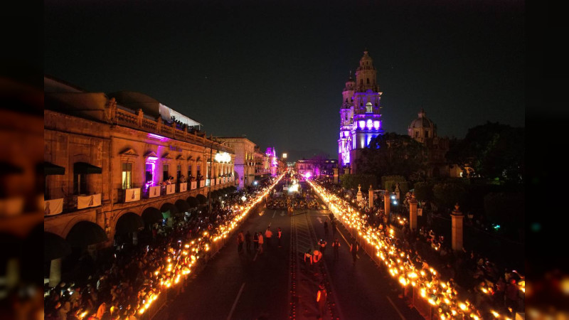 Reúne Procesión del Silencio a más de 60 mil personas en Morelia