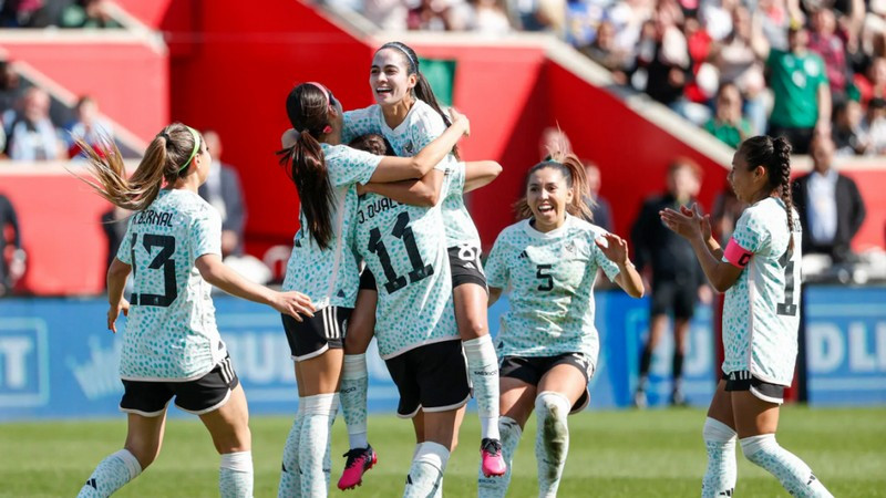 México gana, gusta y golea en su debut dentro del Mex Tour femenil de fútbol 