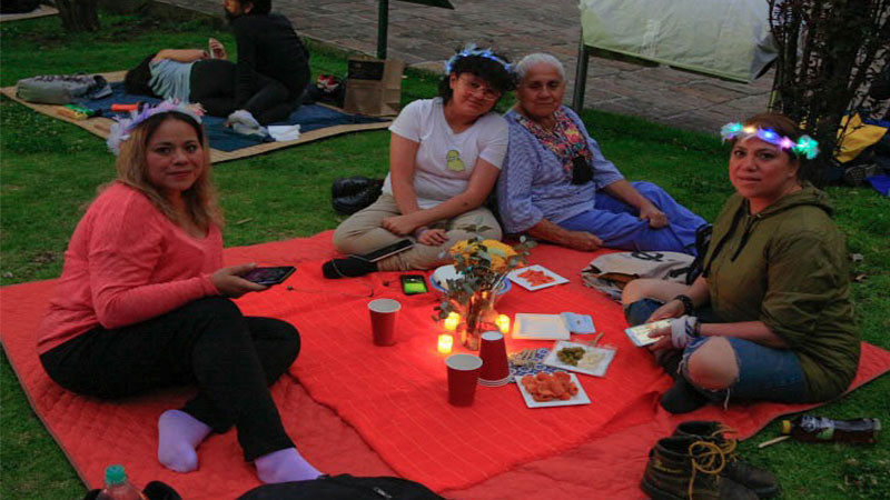 Cinco días de picnics nocturnos en el Bosque Chapultepec