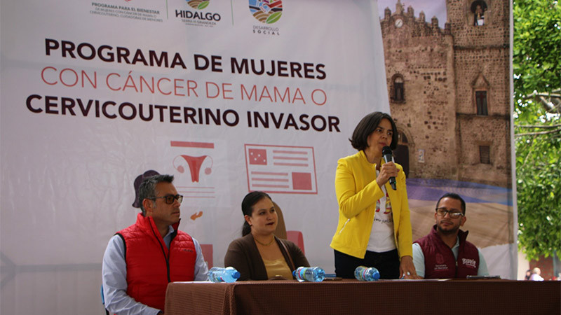 Instalan módulo para inscripciones al Programa de Mujeres con Cáncer de Mama o Cervicouterino Invasor, en Ciudad Hidalgo