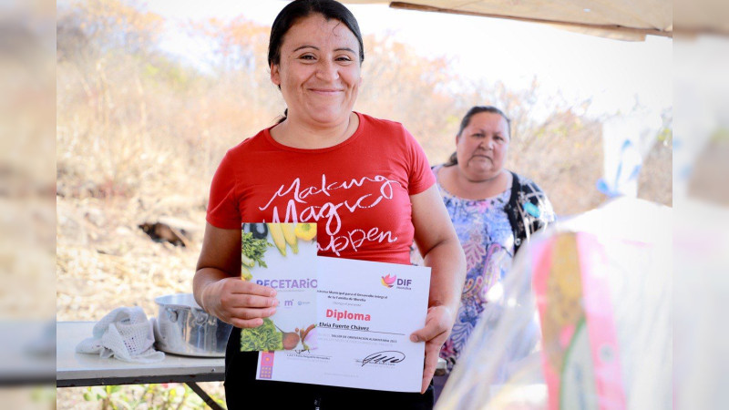 DIF Morelia concluye con éxito Talleres de Orientación Alimentaria
