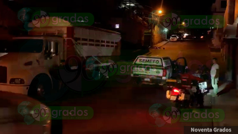 Asesinan a un hombre a balazos en el barrio de San Pedro, Uruapan 