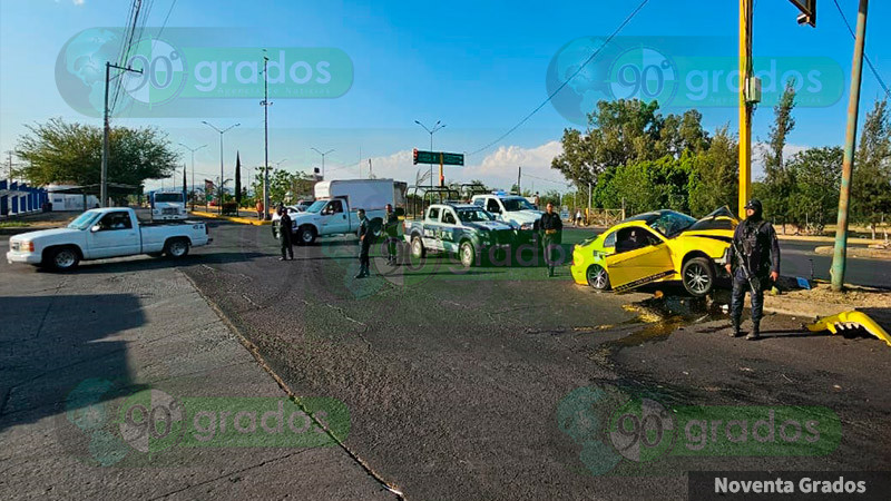Se accidentan en Zamora, Michoacán, resultaron heridos