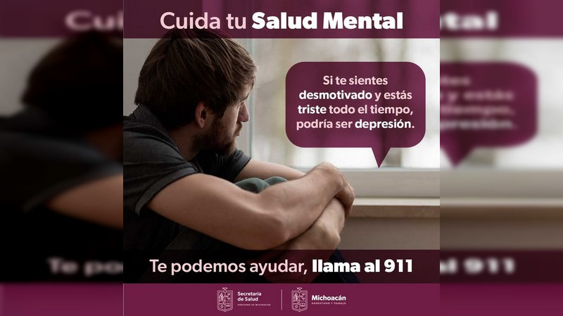 Refuerza Salud Michoacán acciones de salud mental para prevención del suicidio en jóvenes