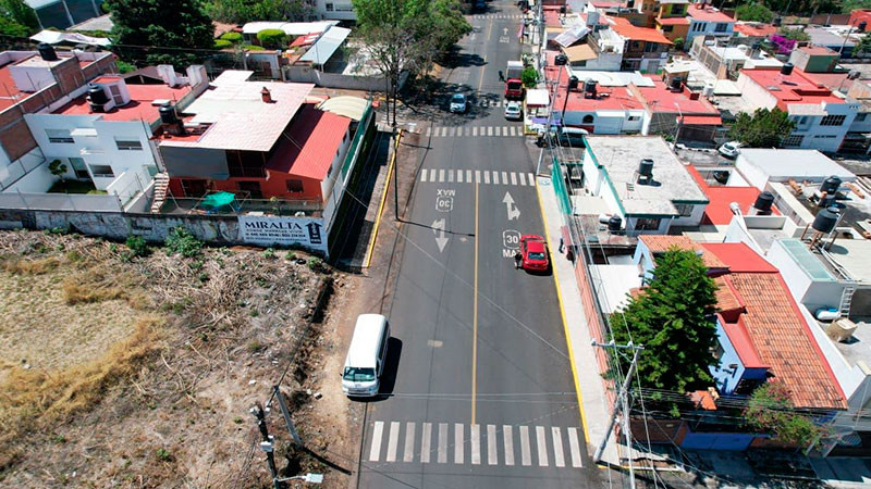 Gobierno Municipal mejora importante vialidad al Sur de Morelia