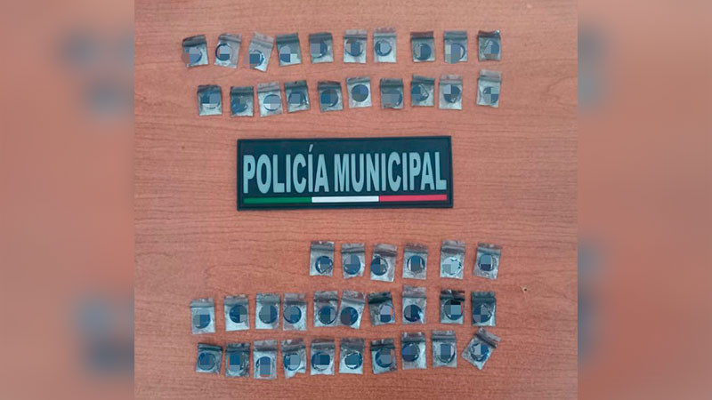 En Zamora, Morelia y Uruapan la GC detienen a seis personas y aseguran 40 dosis de drogas 