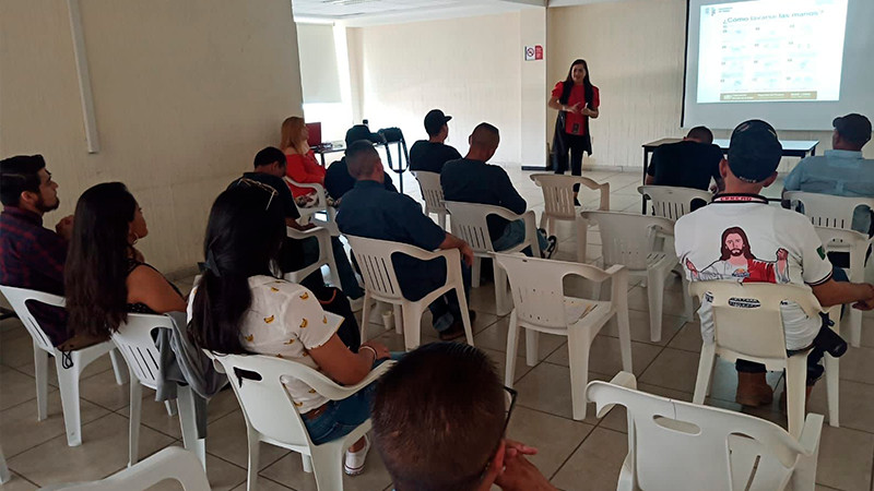 Brinda Salud Michoacán capacitación sanitaria en centros de rehabilitación