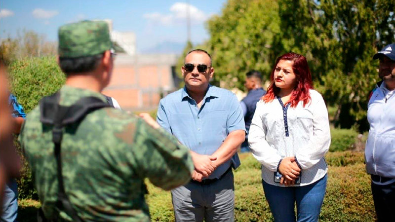 Establecen estrategias de proximidad social en Morelia, Michoacán la Guardia Civil y Ejército Mexicano 