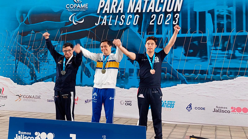 Arranca Morelia con bronce el 9no Abierto Mexicano de Paranatación Jalisco 2023 
