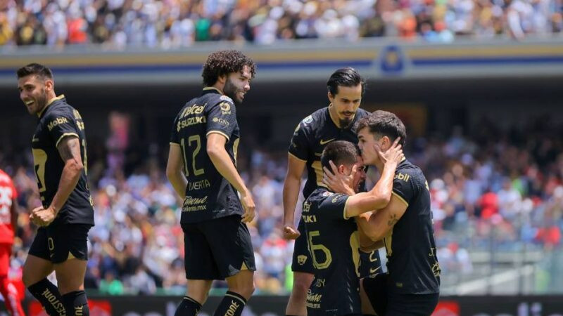 Los Pumas sueñan con el repechaje; vencen al Toluca en la Liga MX 