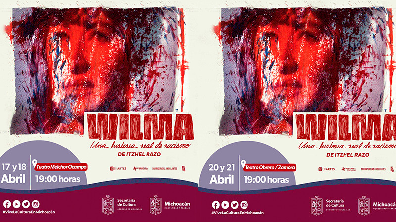 Invita Secum a la obra de teatro Wilma, en Morelia y Zamora 