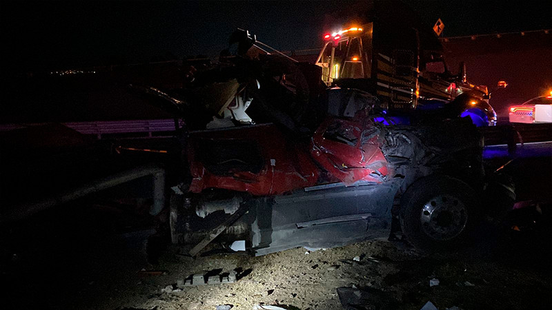 Fatal accidente en el trébol de la autopista 57 y el libramiento noreste en Querétaro 