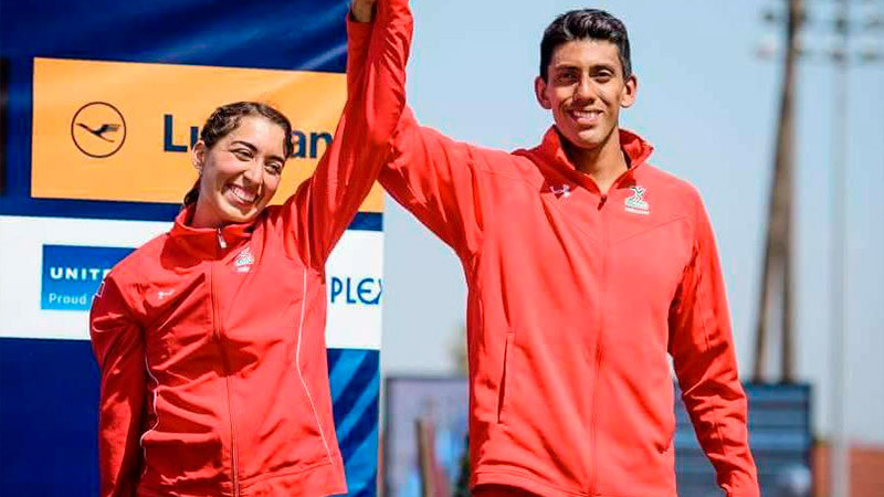 Mariana Arceo y Manuel Padilla logran medallas de plata en el Mundial de pentatlón moderno 