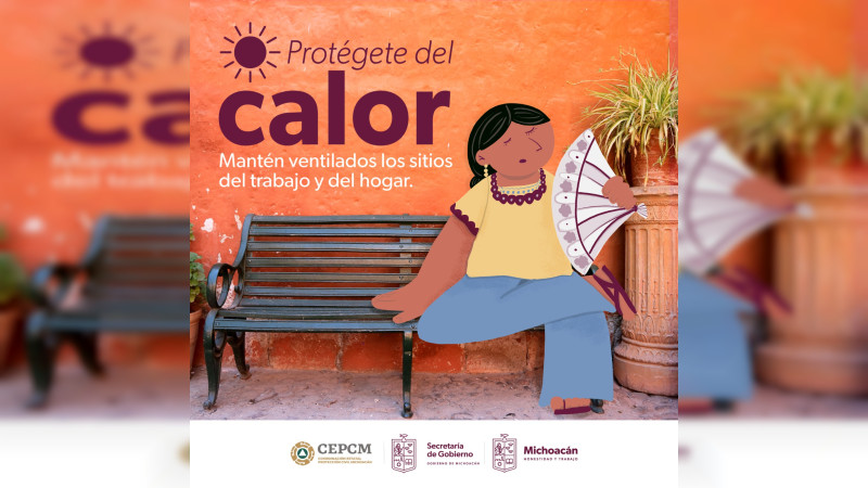 Pide PC a la población tomar medidas preventivas por altas temperaturas 