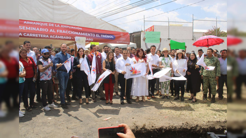 Encabeza Bladimir González arranque de la primera etapa de la ampliación de la carretera Acámbaro - Tarímbaro