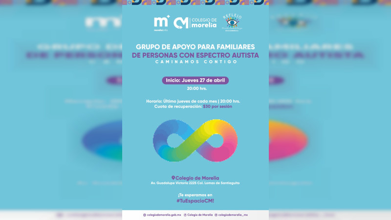 Gobierno de Morelia integra grupo de apoyo a familiares de personas autistas 