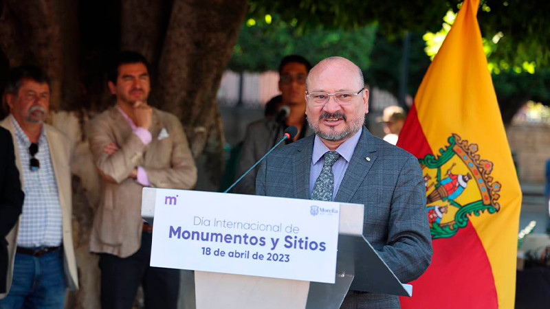 Conmemora Ayuntamiento de Morelia Día Internacional de Monumentos y Sitios Históricos