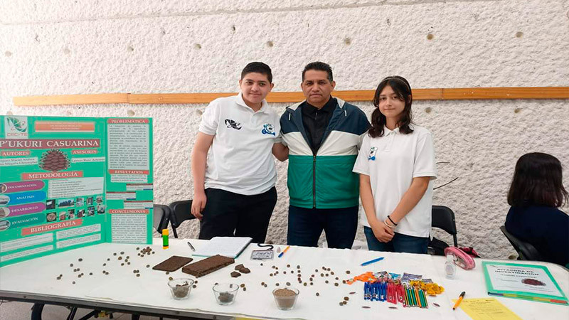 Ganan alumnos del Cecytem 4 medallas en Concurso Iberoamericano de Ciencia 