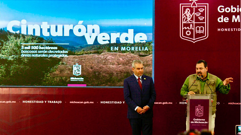 Morelia tendrá el 14% de su territorio con protección ambiental: Secma 