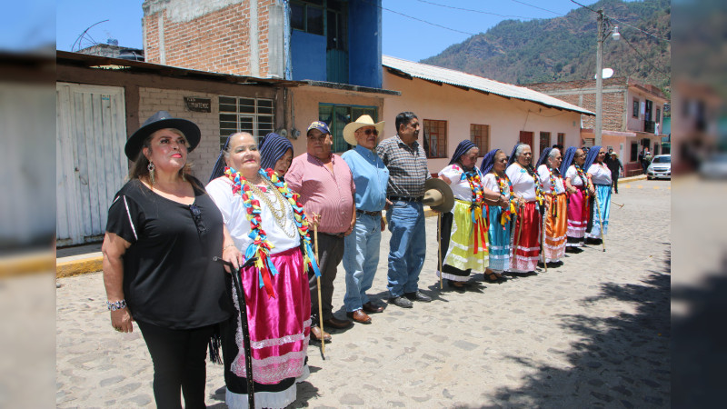 Realizan acto solemne por la fundación de la tenencia El Caracol, en Ciudad Hidalgo