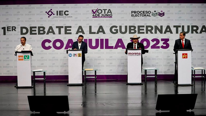 Se realiza primer debate ciudadano de candidatos a la gubernatura de Coahuila 