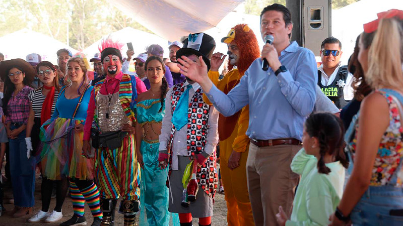 “Cirkua” lleva alegría y diversión a la niñez de tenencias del Sur de Morelia