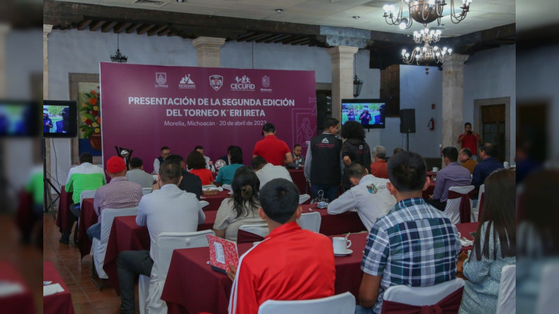 Presenta Cecufid la convocatoria del Torneo K’eri Ireta 2023 