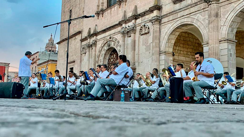 Con el evento, Concierto y Danzón, la SSP lleva diversión a los morelianos 
