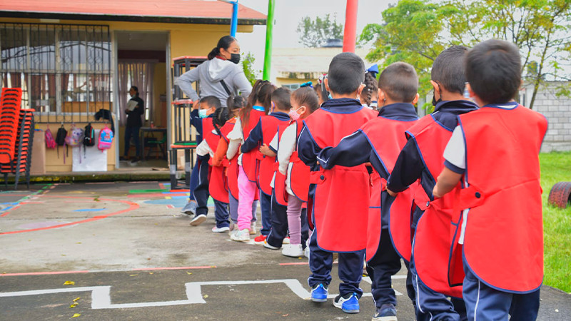 Michoacán, arriba de la media nacional en educación preescolar: SEE Michoacán