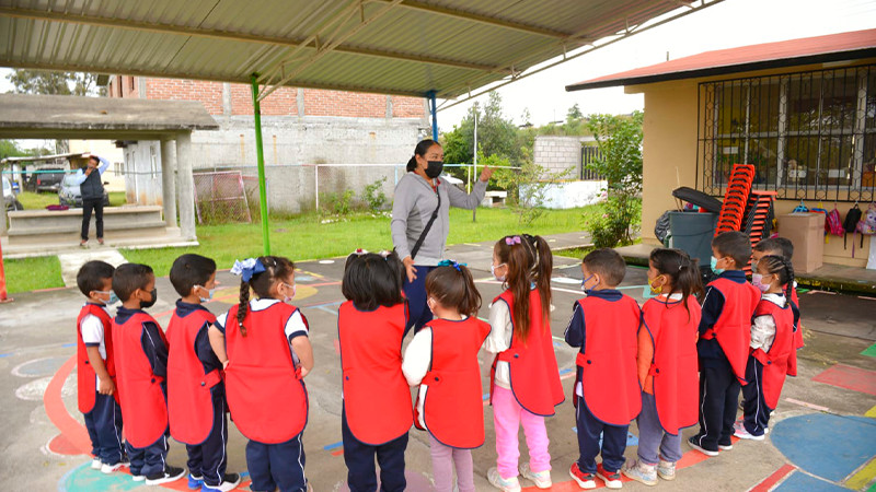Michoacán, arriba de la media nacional en educación preescolar: SEE Michoacán