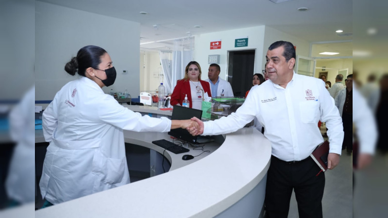 Inaugura SSM unidad de atención oftálmica en hospital de Zacapu