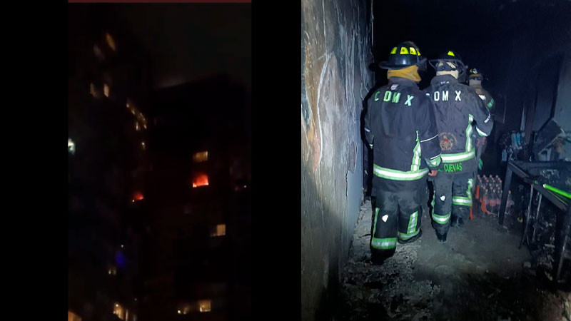Dos muertos tras incendio en torre High Park de Coyoacán en CDMX 