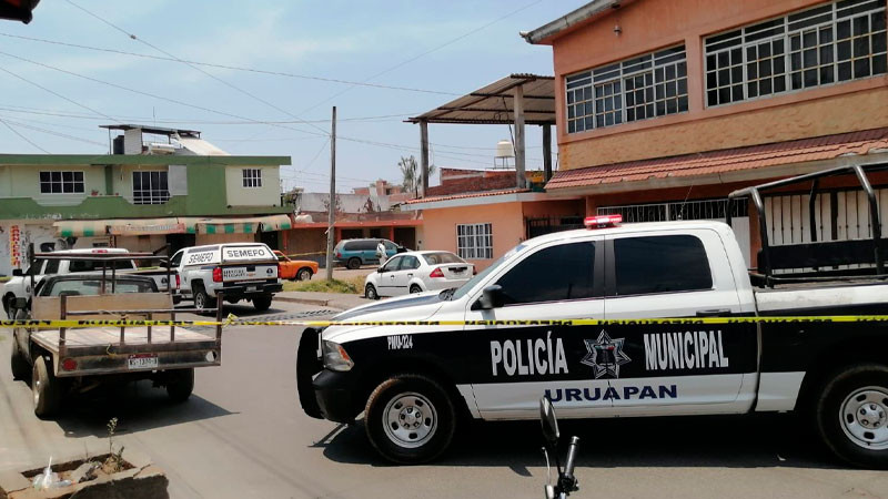 De varios balazos Matan a un hombre afuera de una carnicería en Uruapan 