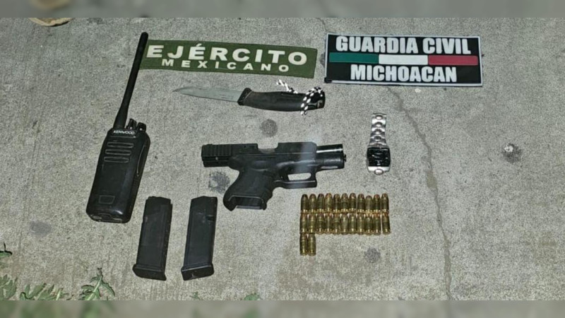 Capturan a hombres armados en Uruapan: Los relacionan con homicidios recientes 