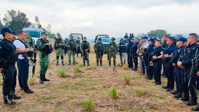 Refuerza SSP Michoacán acciones operativas en Tarímbaro y Cuitzeo, Michoacán 
