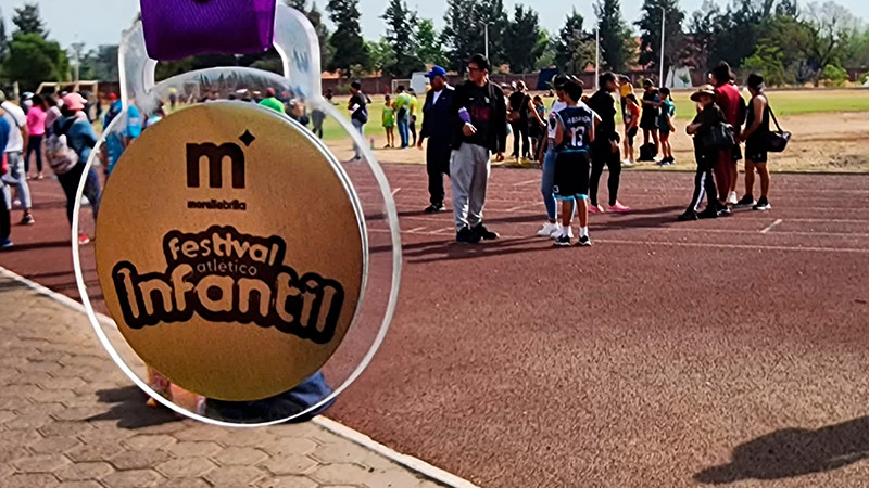 Un éxito, Festival Atlético Infantil en Morelia