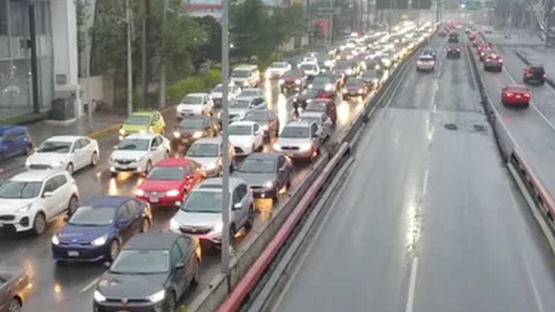 Se registra carambola en la avenida Gonzalitos en Monterrey; persiste tráfico lento 