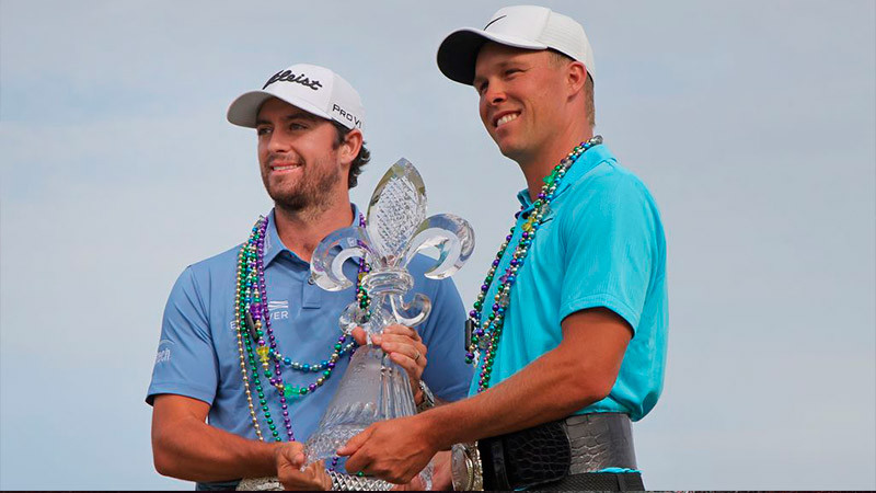 Golfistas Davis Riley y Nick Hardy ganan el Zurich Classic 