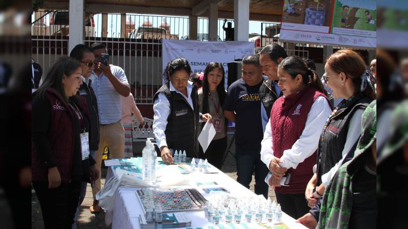 Arranca Michoacán con Segunda Semana Nacional Contra Riesgos Sanitarios