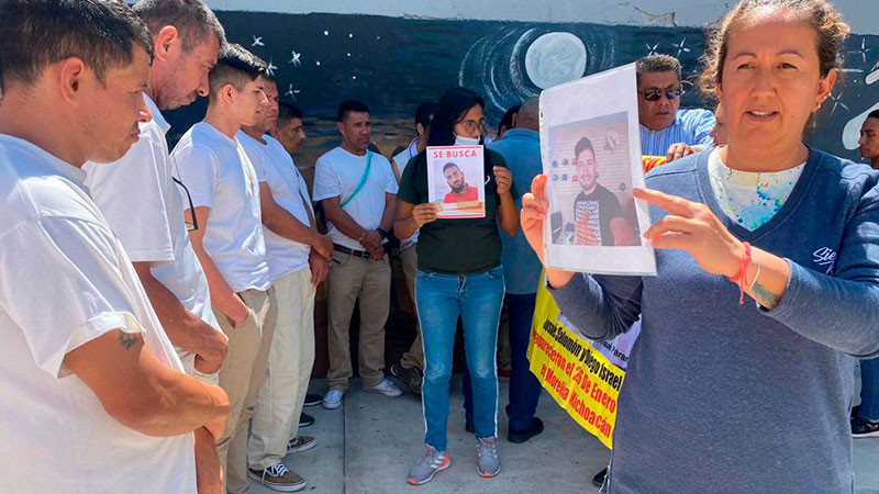 Llevan actividad de búsqueda de personas desaparecidas a penales de Michoacán