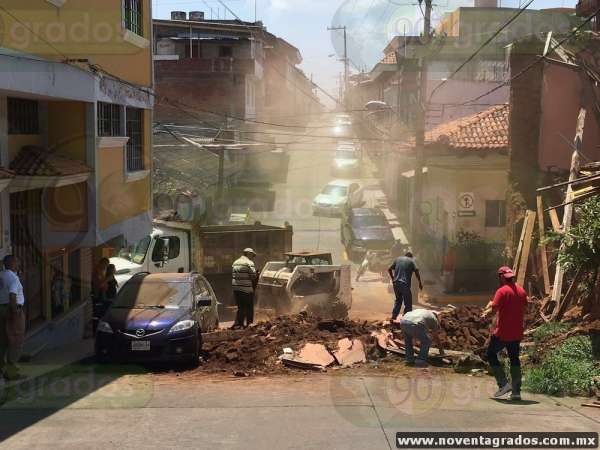 Colapsa vivienda en Uruapan, Michoacán - Foto 2 