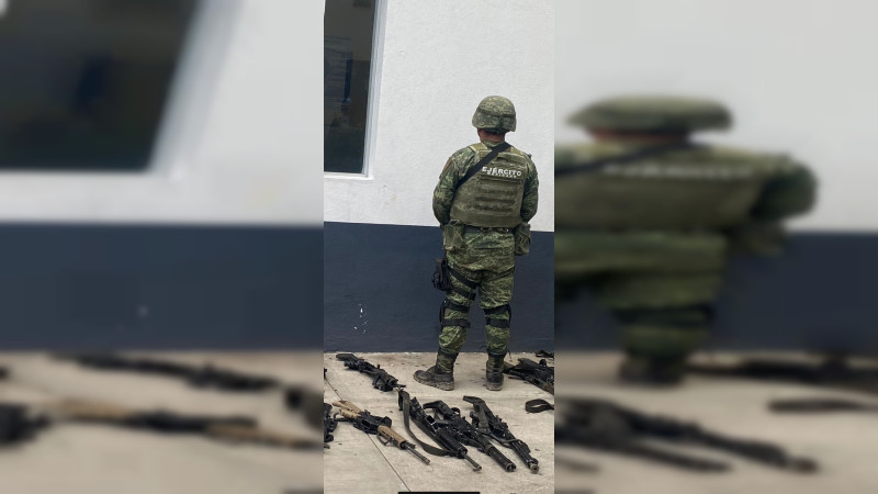 Dan 6 años de cárcel a detenidos con rifles de grueso calibre en Marcos Castellanos, Michoacán 