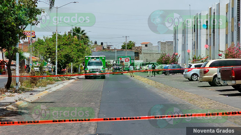 Balean a dos en el fraccionamiento Acanto I en Zamora, Michoacán; ambos murieron 