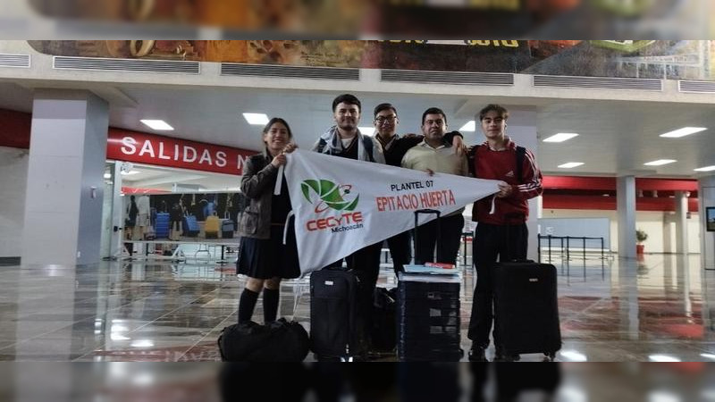 Compiten alumnos del Cecytem en mundial de robótica, en EU