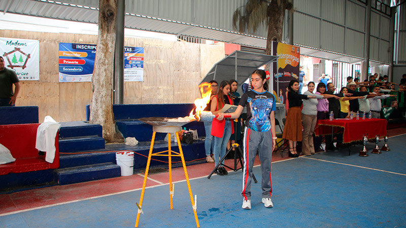 Inauguran actividades artísticas, académicas y deportivas del Interprepas 2023, en Ciudad Hidalgo