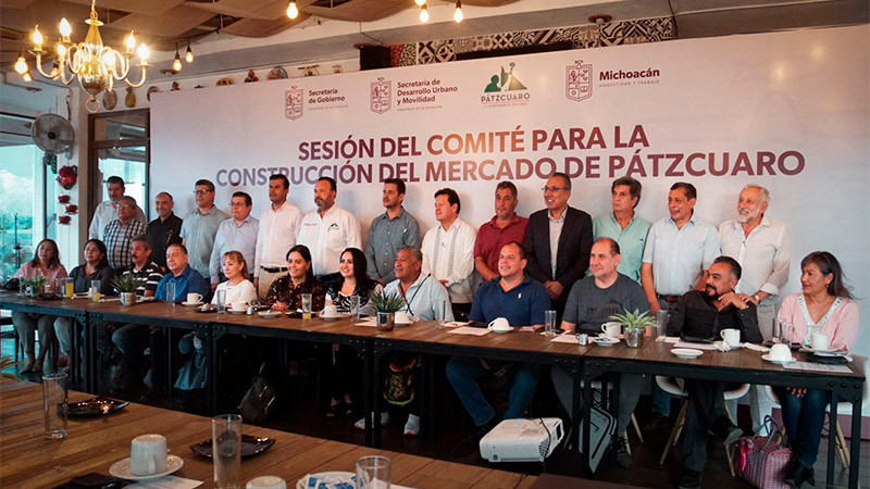 Avanza proyecto de modernización del mercado municipal de Pátzcuaro 