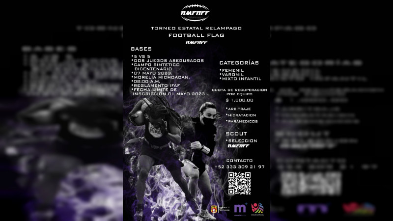 Con torneo relámpago, promueve Imcufide el fútbol bandera 