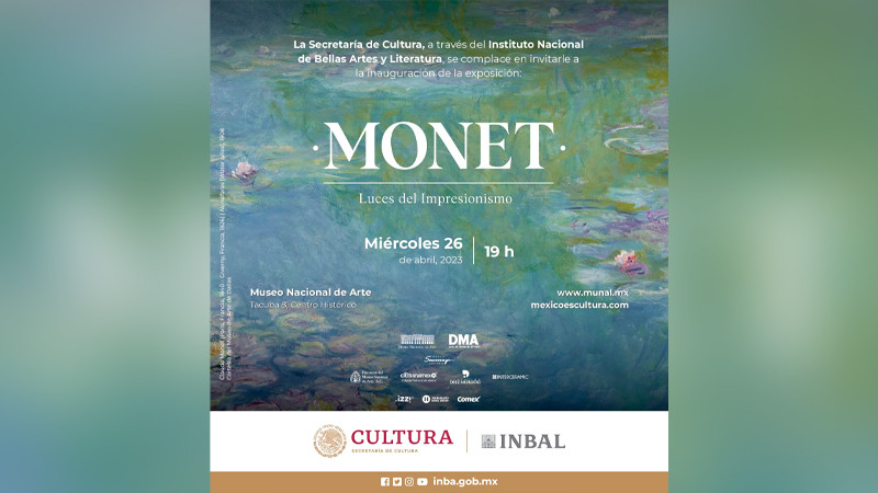 Obras de Monet llegan al Munal para su exposición, en la CDMX 